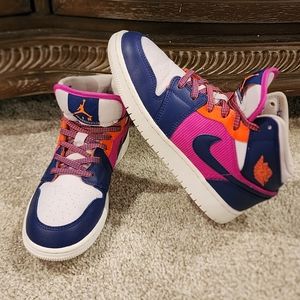 2019 Nike Air Jordan Blazer 1 Mid  Fire Pink Barely Purple Sneakers
